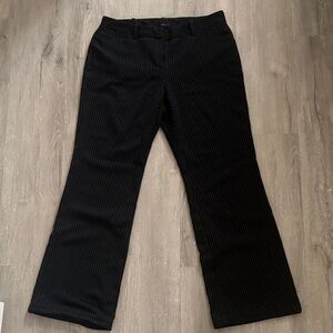 Worthington Black Pinstripe Trousers